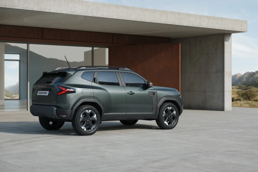 Dacia Duster, achteraanzicht